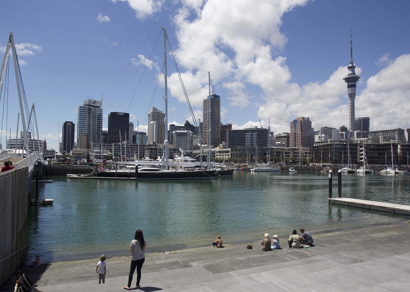 General Images Of Auckland As New Zealand Economic Growth Accelerated