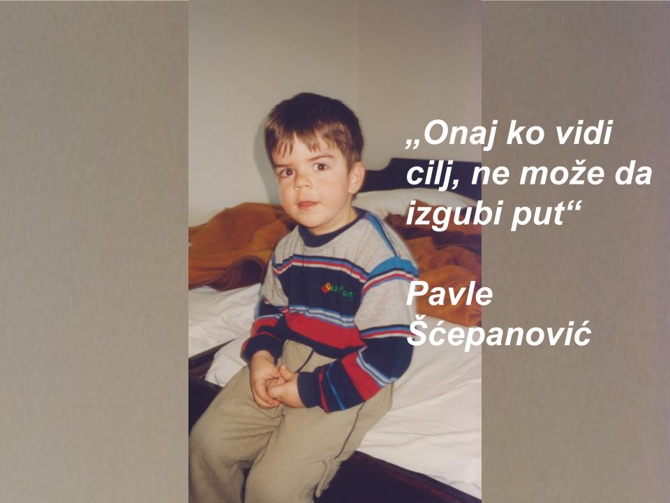 Pavle Šćepanović o ciljevima